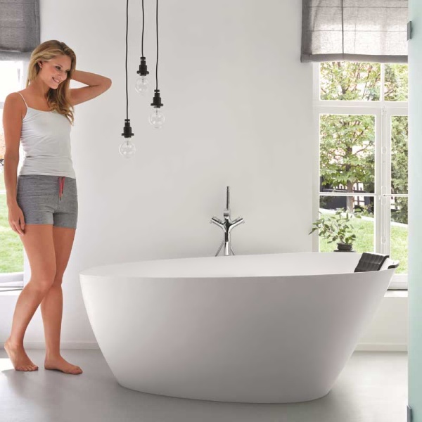 Ванна RIHO Toledo 158х110 белая матовая