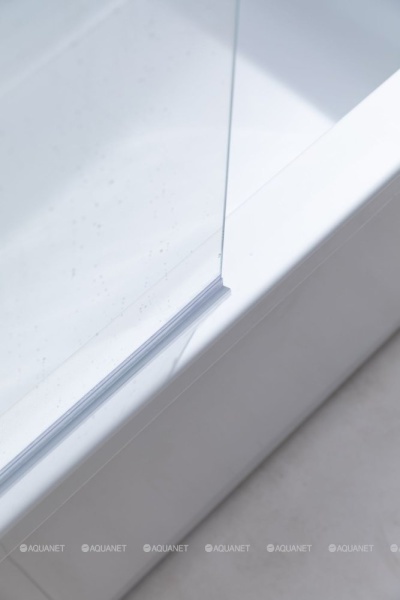 Шторка для ванны ALLEN BRAU Priority 80x150 профиль серебро брашированное