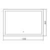 Зеркало AQUANIKA Basic AQB10080RU131 100 с сенсорным выключателем