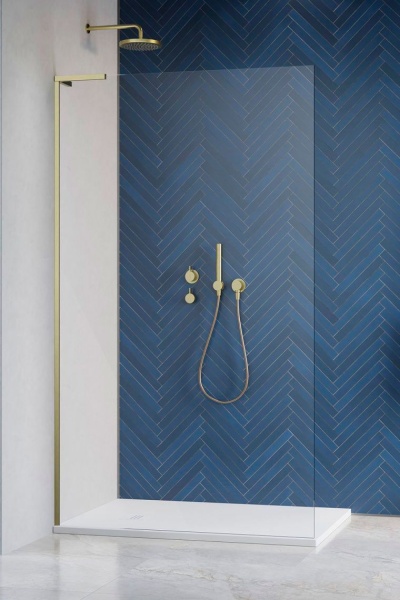 Перегородка для душа RADAWAY Modo SL II 60x200 L brushed gold