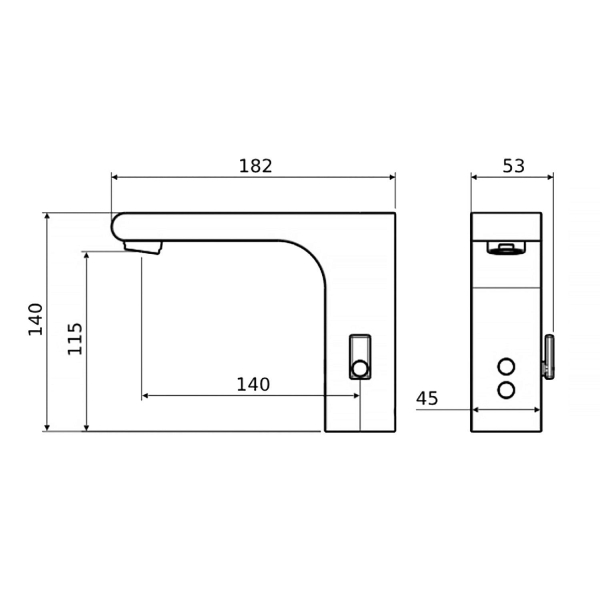 Смеситель для раковины АКВАТЕК Лира AQ5410CR