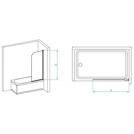 Шторка для ванны RGW Screens SC-009B 80x150
