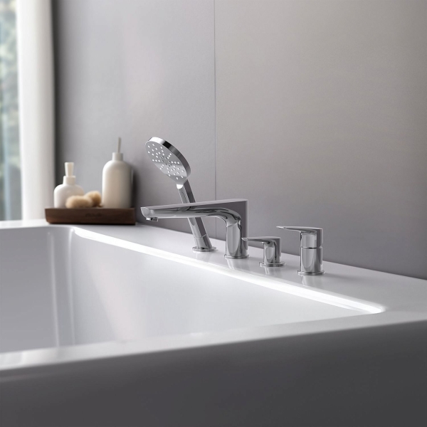 Смеситель на борт ванны АКВАТЕК Бетта AQ1148CR