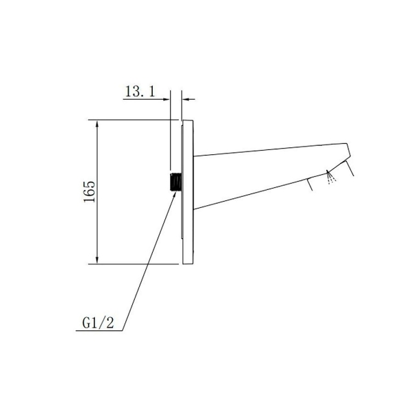 Держатель душа AQUAME AQM8701MB черный матовый
