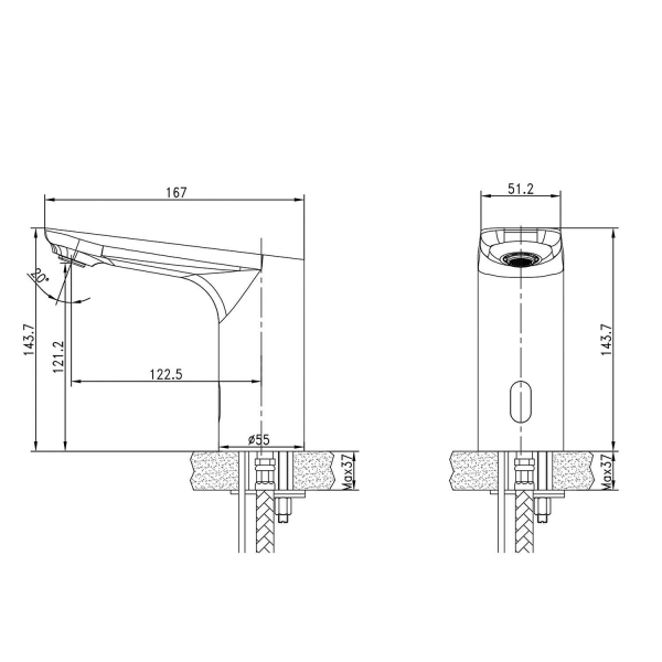 Смеситель для раковины LEMARK Project LM4658CE
