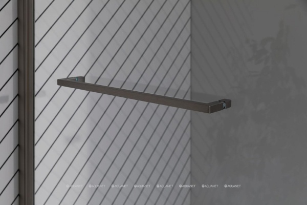 Шторка для ванны ALLEN BRAU Priority 80x150 профиль серебро брашированное