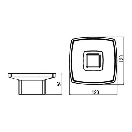 Мыльница EMCO Loft 0530 133 01 черная