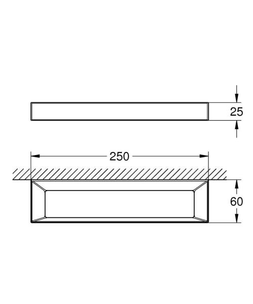 Полотенцедержатель GROHE Selection Cube 40766000