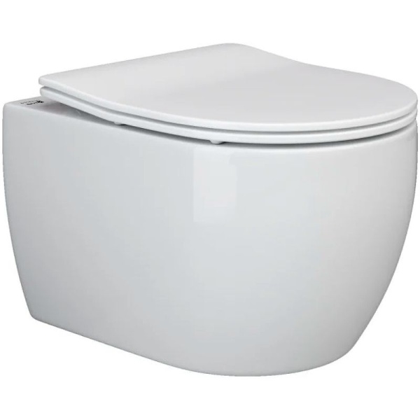 Комплект CERAMICA NOVA Envision + Play с сиденьем с микролифтом, кнопка Flat белая