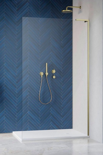 Перегородка для душа RADAWAY Modo SL II 75x200 R brushed gold