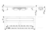 Дренажный канал ALCAPLAST APZ106-750