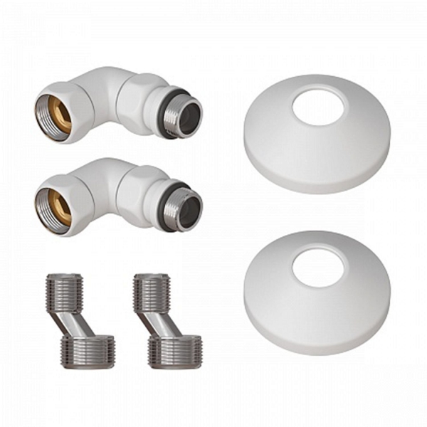 Комплект подключения POINT со сгоном PN93412W 3/4 х 1/2 г/ш, белый матовый