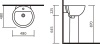 Пьедестал SANITA LUXE Classic Luxe SL300101