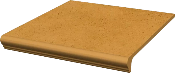 Клинкерная плитка Aquarius Beige Ступень простая с капиносом 30х33х1,1