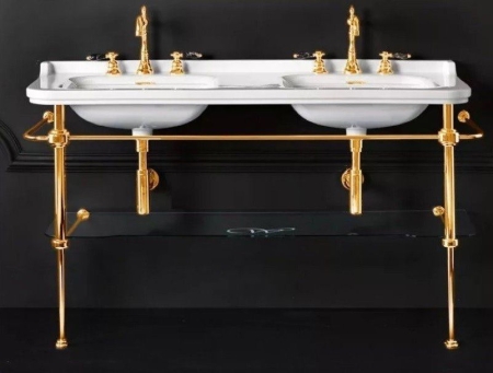 Консоль для раковины KERASAN Waldorf 9195K2oro золото