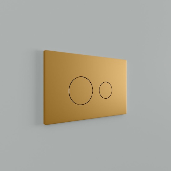 Кнопка смыва TONI ARTI Baglio TA-0083 золото матовый УЦЕНКА