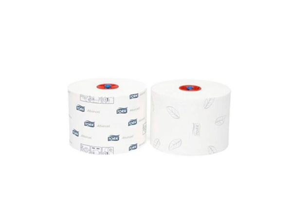 Tork туалетная бумага Mid-size в мини рулонах 127530, в коробке 27 рулонов