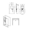 Душевая панель JACOB DELAFON Ecrin E803031-D36 234x100