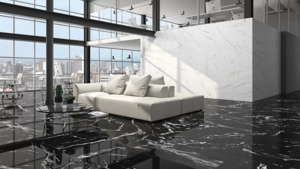 Мозаика MALLA HEX CR. LUX ILIRIA NERO 32,5x22,5