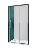 Дверь в нишу ROTH Exclusive Line ECD2P 140х205 R профиль black elox