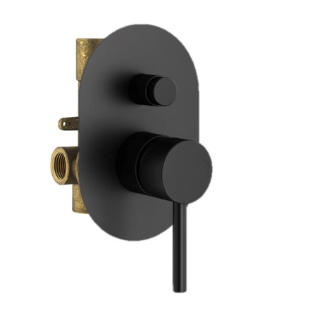 Душевой комплект PLUMBERIA Ixo KITXO15NOKING черный матовый