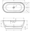 Акриловая ванна RIHO Inspire 160х75