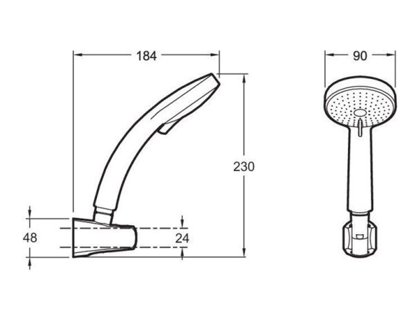Набор для душа JACOB DELAFON Citrus E12904-CP