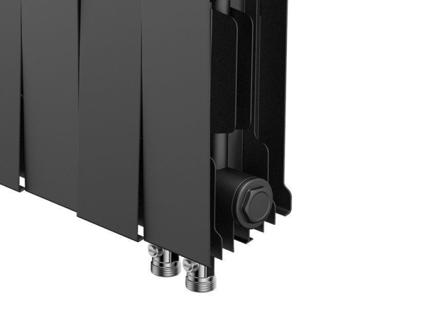 Радиатор ROYAL THERMO PianoForte 200 12С 96/28 НП черный матовый