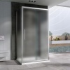 Душевое ограждение ABBER Schwarzer Diamant AG30130MH-S60M-S60M 130x60x195 стекло матовое