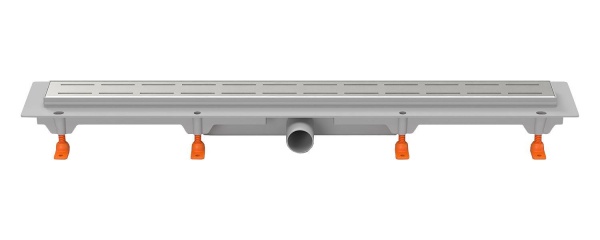 Дренажный канал MCH Line CH 750 L с решеткой и бок. сливом, D40