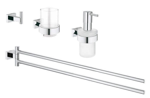 Набор аксессуаров GROHE Essentials Cube 40847001 4 предмета