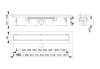 Дренажный канал ALCAPLAST APZ1-300 с опорами