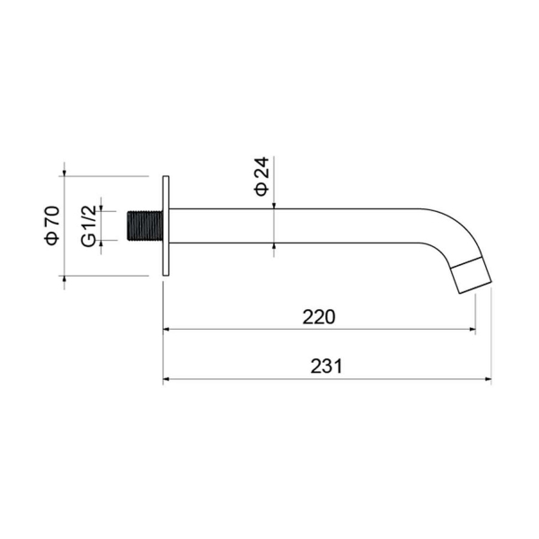 Излив АКВАТЕК Европа AQ1341CR