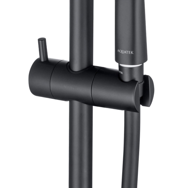 Душевой гарнитур АКВАТЕК Вега AQ2011MB черный матовый