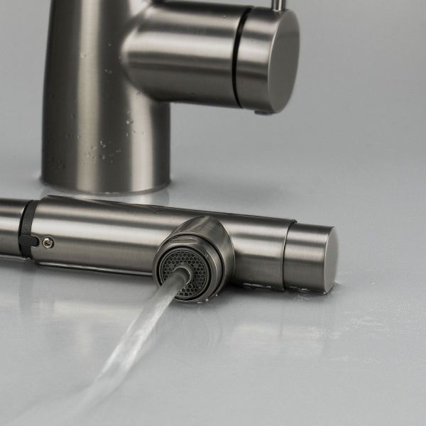 Смеситель для кухни DEANTE Eridan с подключением фильтра BRE_D75M титан