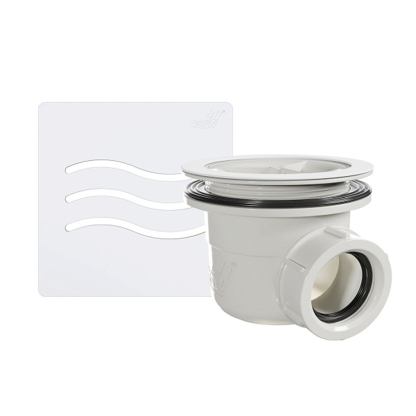 Сифон для душевого поддона RGW S-010-1 502411101-01 волна белый