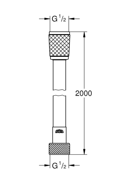 Душевой шланг GROHE Rotaflex 28413001