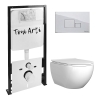 Комплект TONI ARTI TA-01 + Baglio с сиденьем с микролифтом, с клавишей Tocco TA-0061