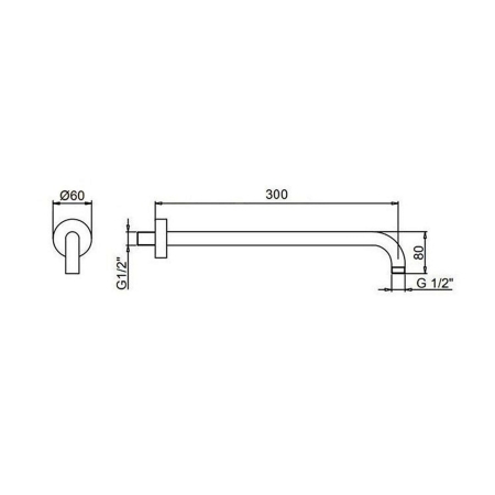 Душевой кронштейн FANTINI Nice 86 13 8027