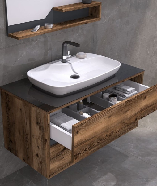 Тумба с раковиной ORKA Galia 100 Lidya матовый