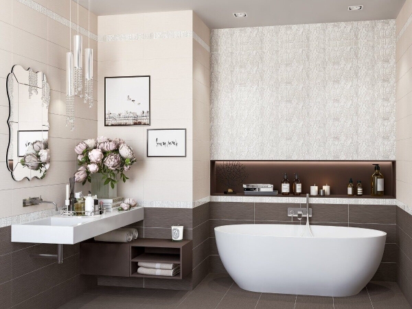 Amati Palazzo бордюр бежевый 6,2х50,5см Azori