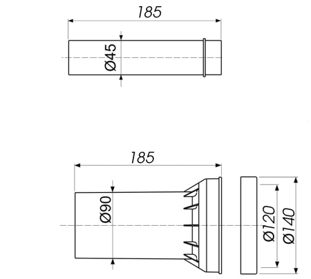 Набор патрубков TONI ARTI 8001
