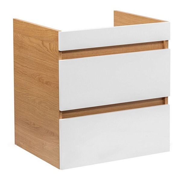 Тумба с раковиной AQUANIKA Base 60 дуб золотой