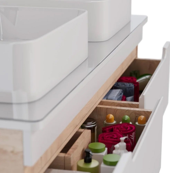 Комплект мебели LEMARK Olivia 125 со столешницей