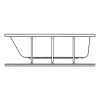 Комплект ножек и крепежей VITRA Neon 150/160/170х70