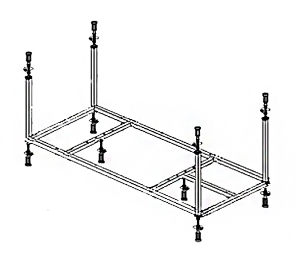 Каркас для ванны CEZARES Metauro corner 180x80