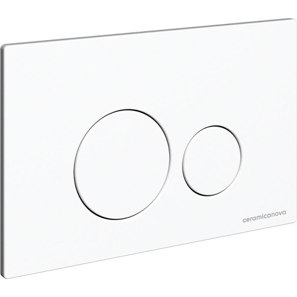 Инсталляция для подвесного унитаза CERAMICA NOVA Envision CN1001W, кнопка Round белая