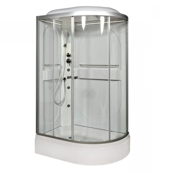 Душевая кабина DETO L520 L LED G 120x80x215