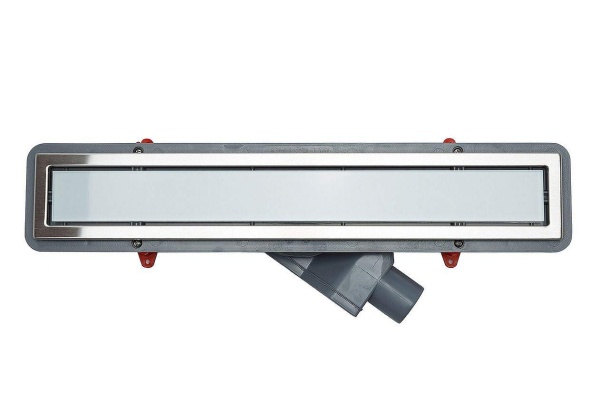 Дренажный канал PESTAN New Line 55 c белым закаленным стеклом