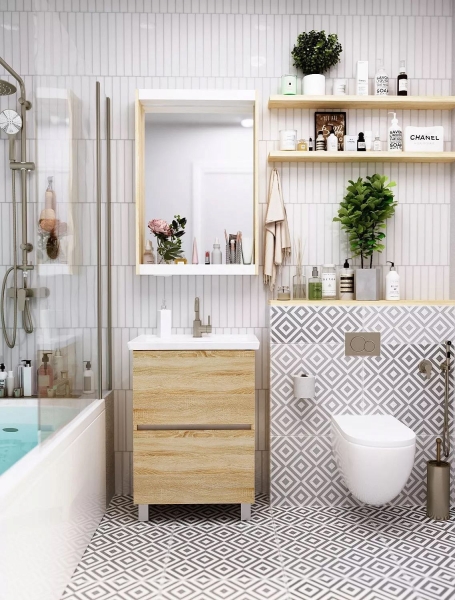 Зеркало 1 MARKA Aris 60 дуб сонома матовый